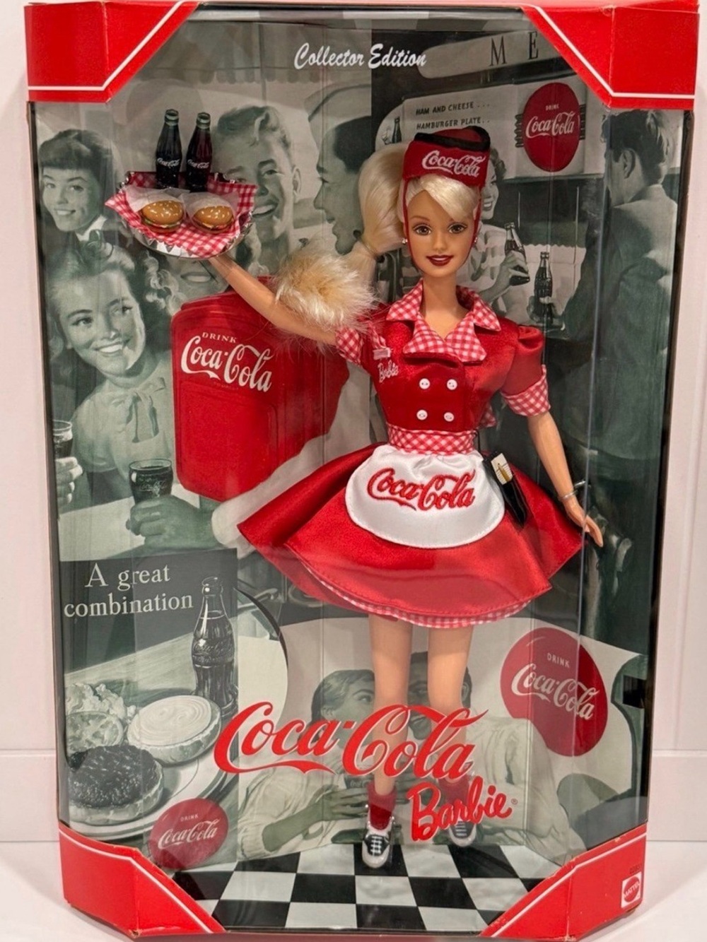 Coca Cola Red Diner Barbie Costume - Collector Edition